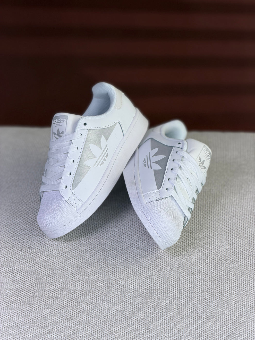 Adidas superstar reflectivo caballero