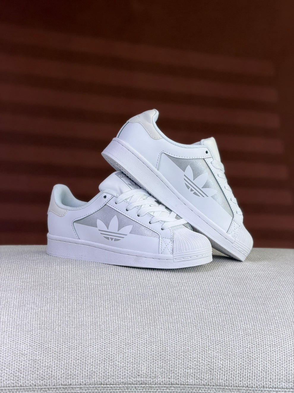 Adidas superstar reflectivo caballero