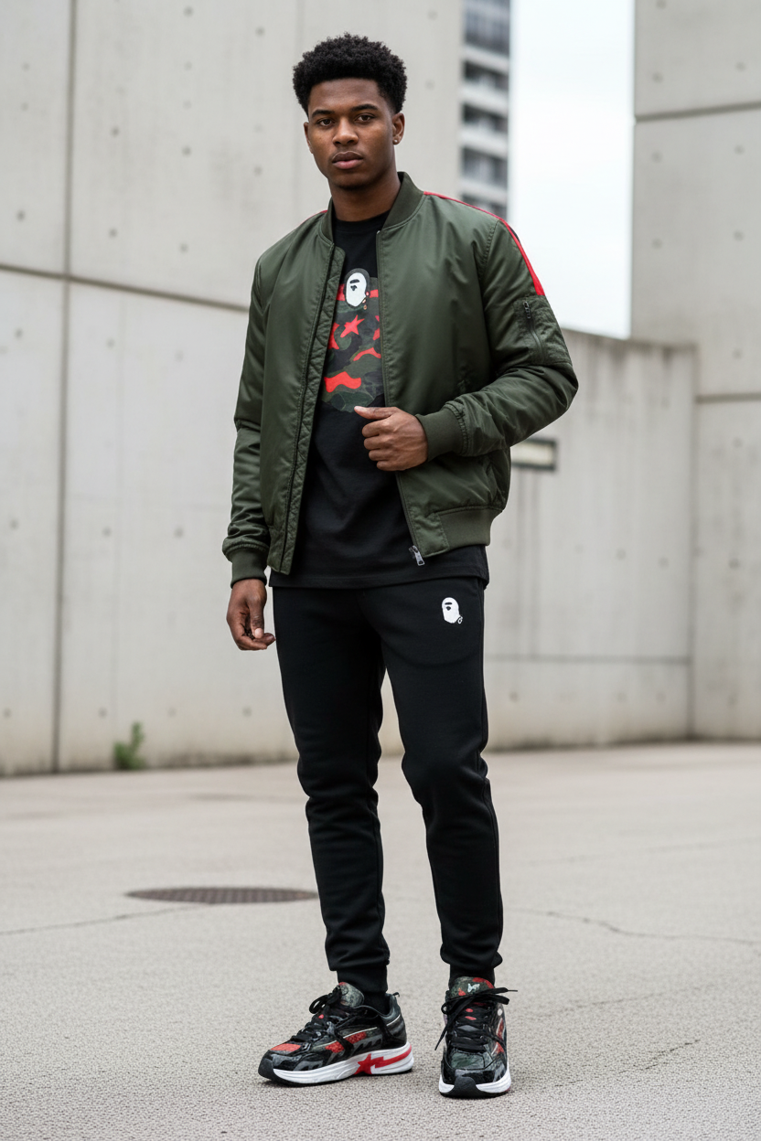 Bathing Ape Shark Sta colaboración con Anti Social Social Club. caballero