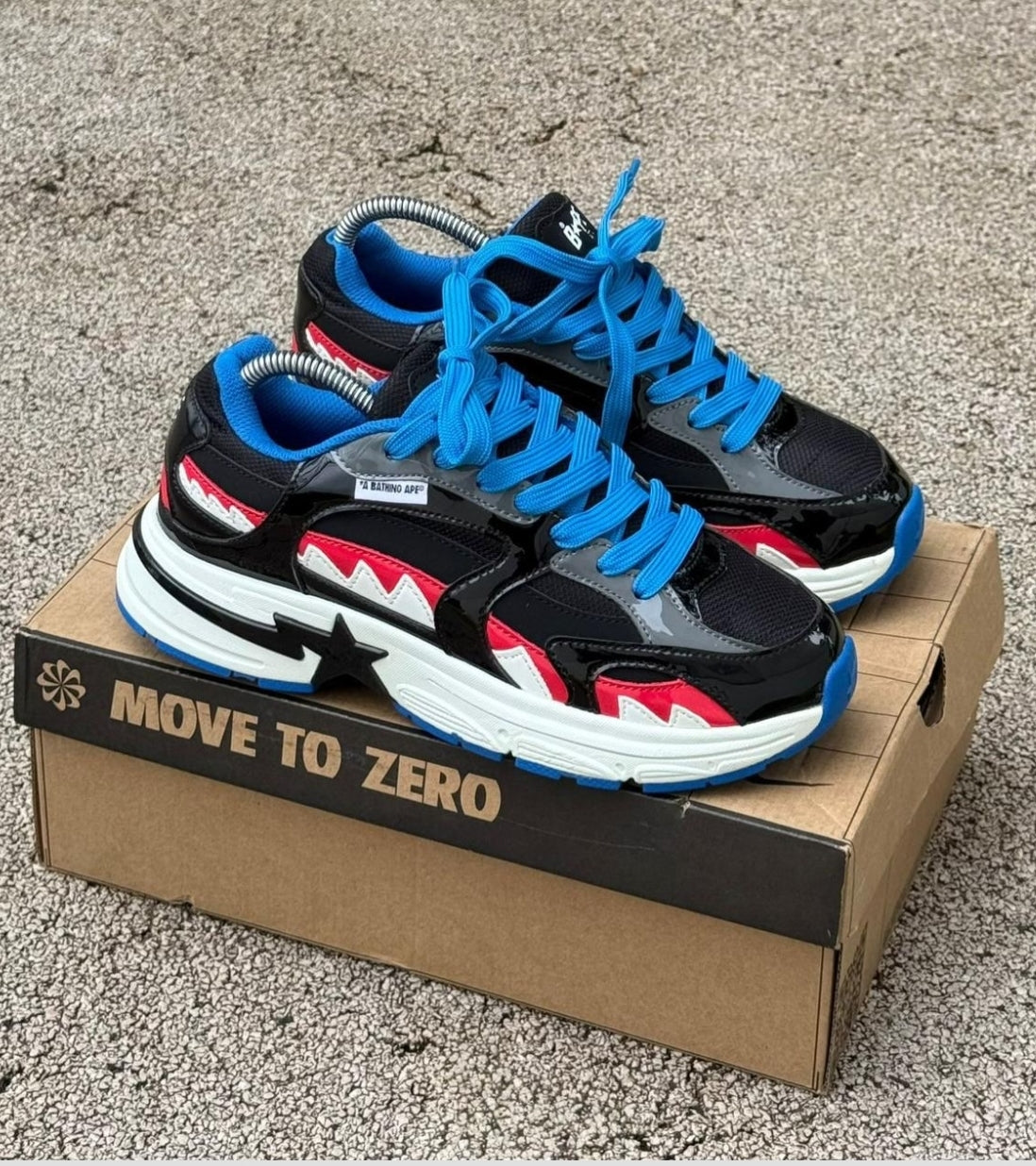 Bathing Ape Shark Sta colaboración con Anti Social Social Club. caballero