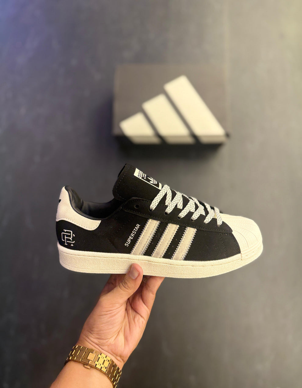 ADIDAS ORGINALS SUPERSTAR SUEDE REIGN CHAMP dama