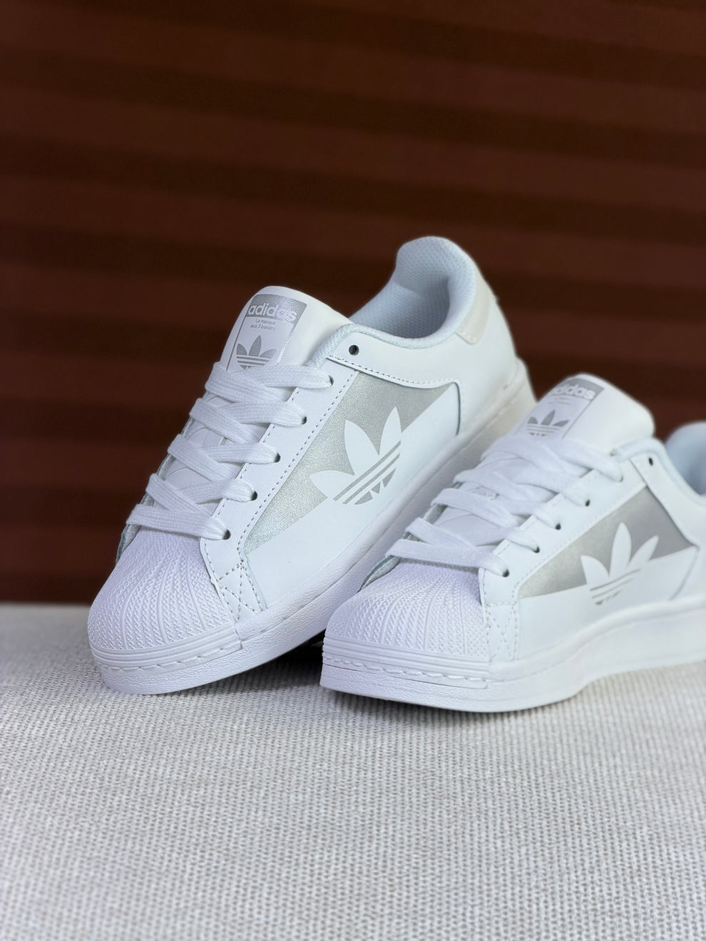Adidas superstar reflectivo caballero